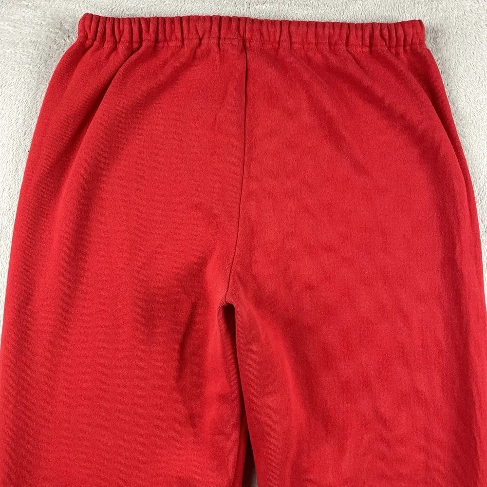 Vintage Russell Athletic Sweatpants Mens Large Red Fleece Retro Made in USA
